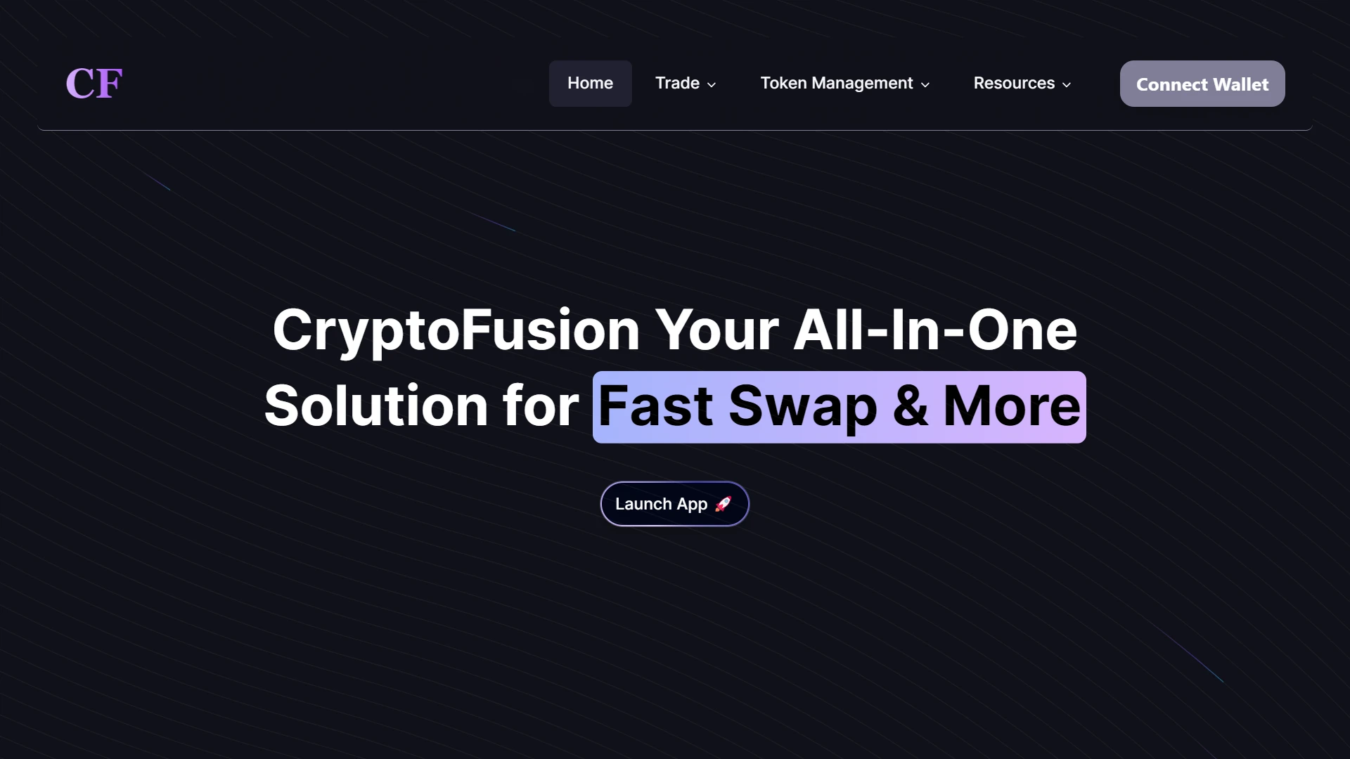 CryptoFusion: Blockchain-Based Crypto Swap Platform
